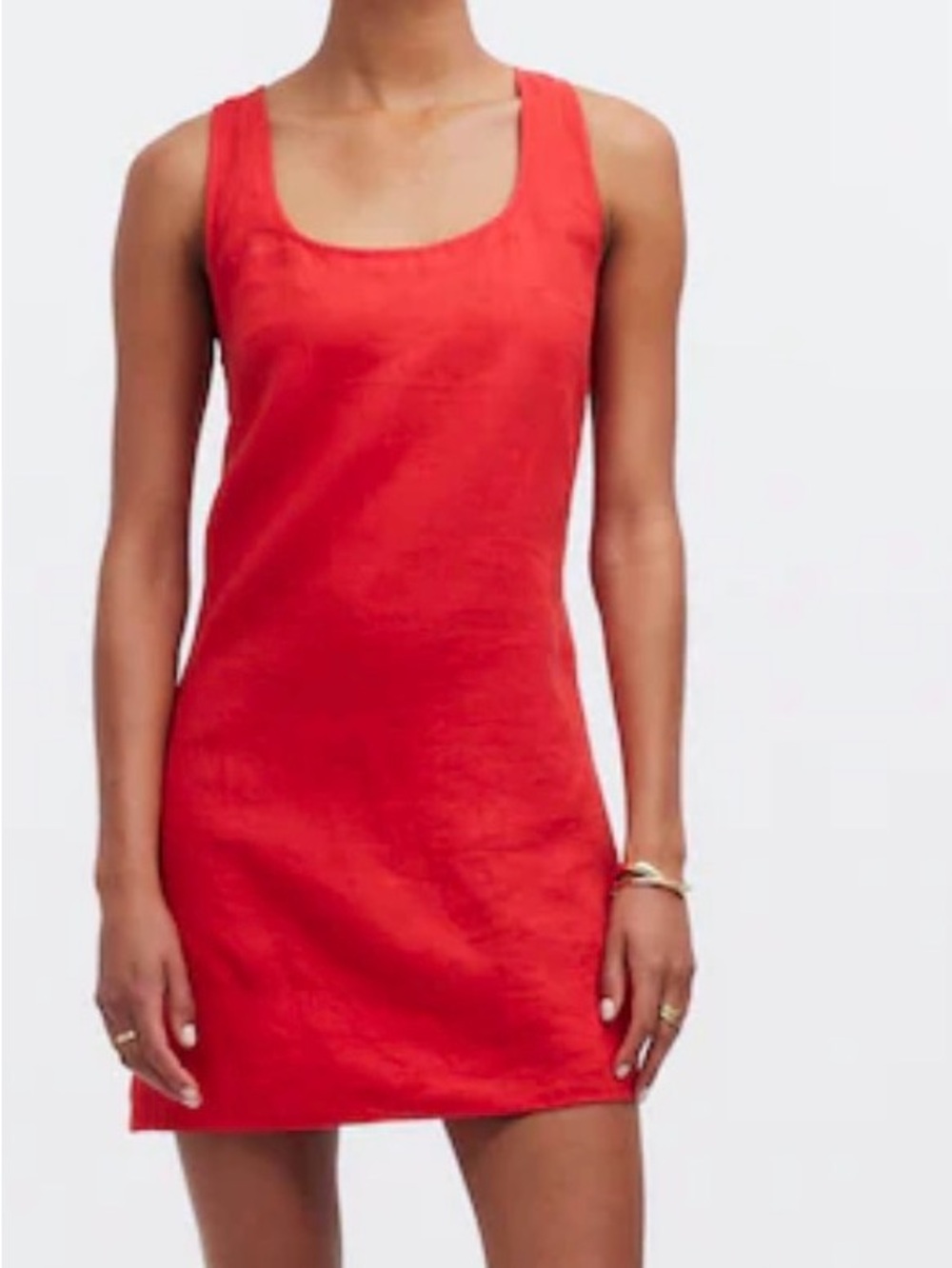 Madewell Cross-Back A-Line Mini Dress 6 NWT